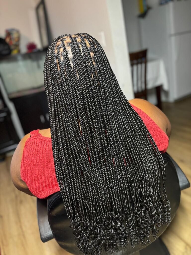 Meduim braids $180